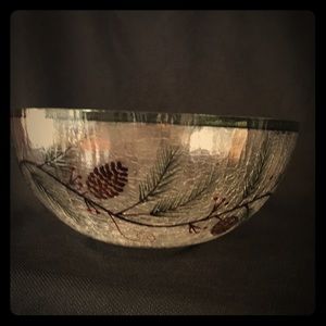 Glass Deco Fall Bowl